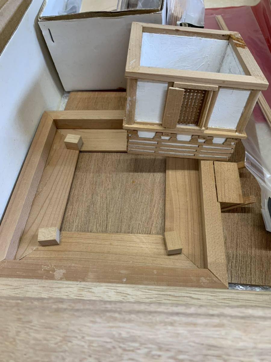 Amazon | イマイ法輪寺三重の塔1/75木製建築模型白木造りインテリア